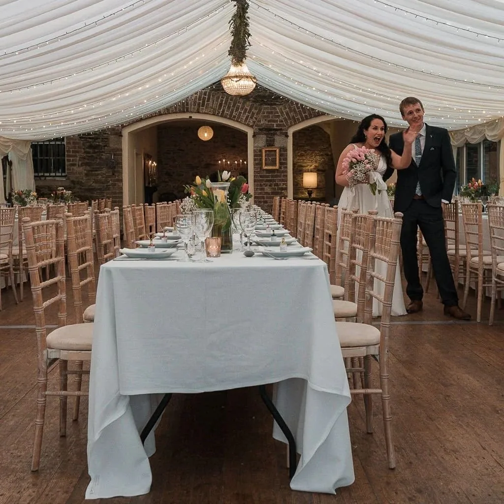 Trudder Lodge Wedding Couple, Aine and Joe
