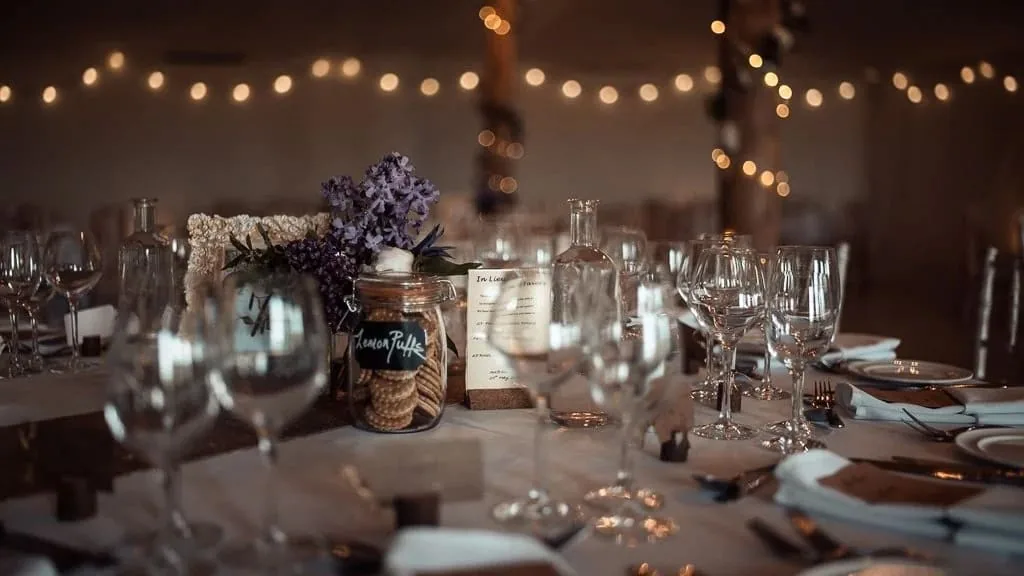 wedding room layout at horetown house